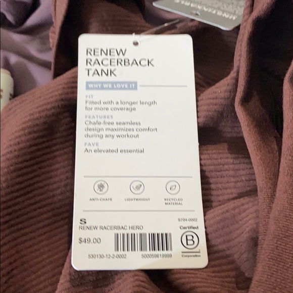 NWT Athleta Renew Racerback Tank Top // Hearth Rose - Picture 4 of 8